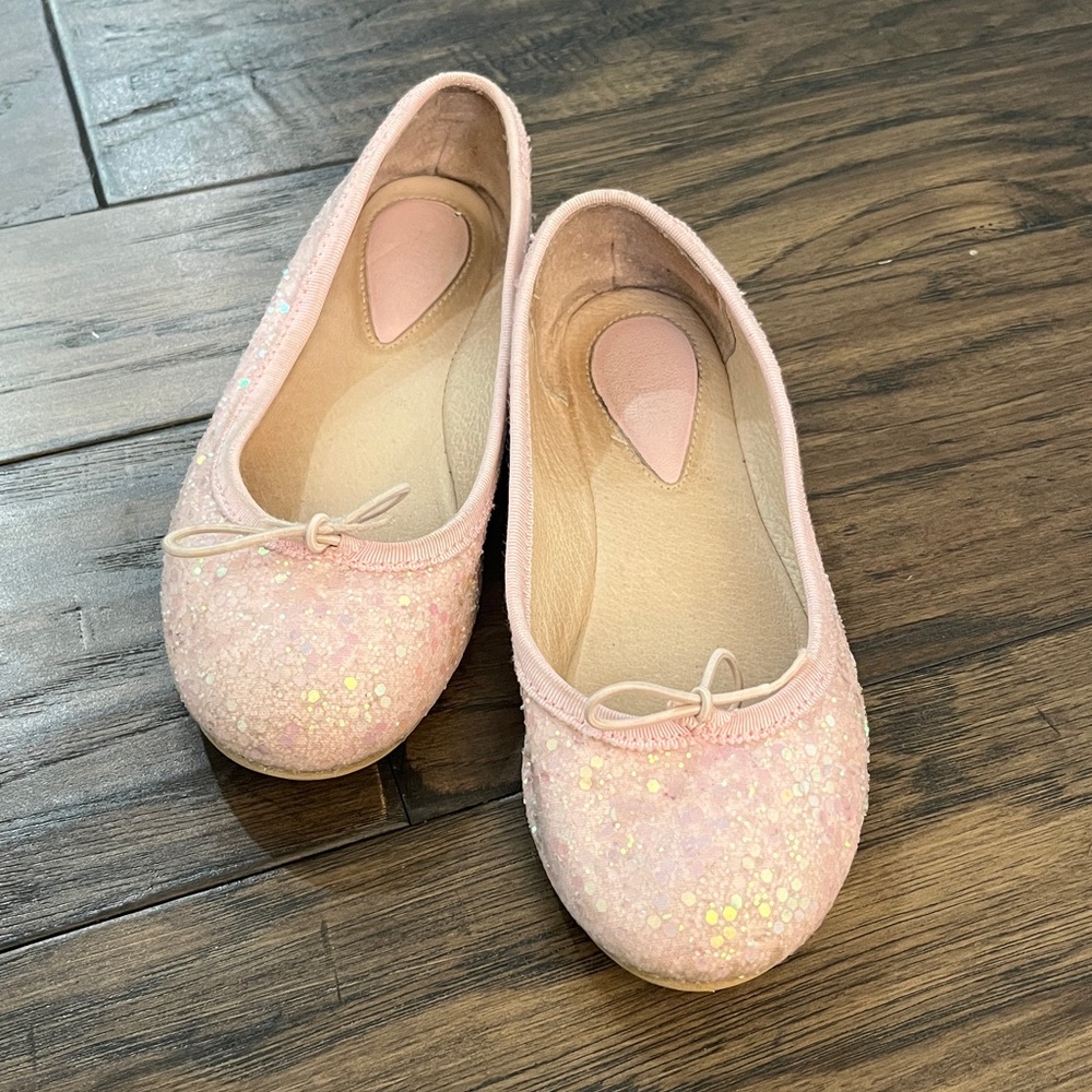 Bloch Glittery Pink Ballet Flats